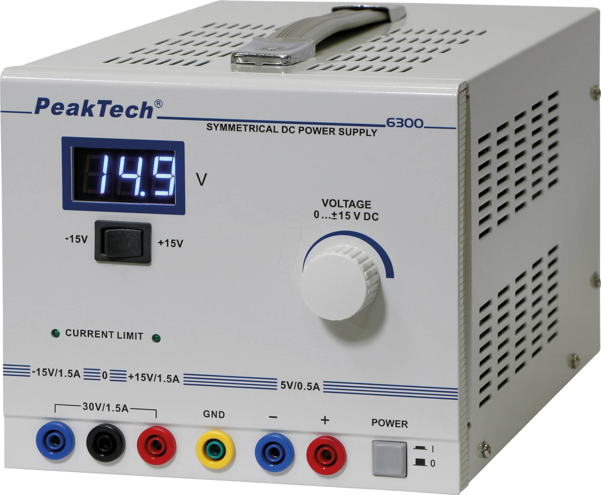 PEAKTECH 6300 - Labornetzgerät, 0 - 15 V, 1,5 A von PEAKTECH