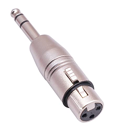 PEILINZE 3 Pin Stecker Auf 6 35mm 1/4 Stecker Adapter Stereo 6 35mm Auf Stecker Stereo Mic Anschluss Für Mikrofon von PEILINZE