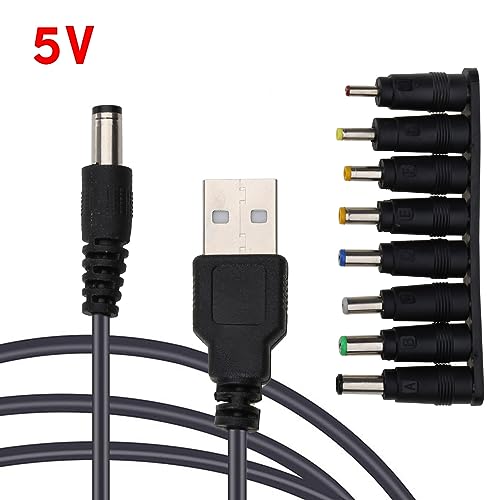 PEILINZE USB Zu 5V 9V 12V Adapter Konverter Kabel USB Zu 8PCS Für Router Fan Lautsprecher WiFi Lade Stecker von PEILINZE