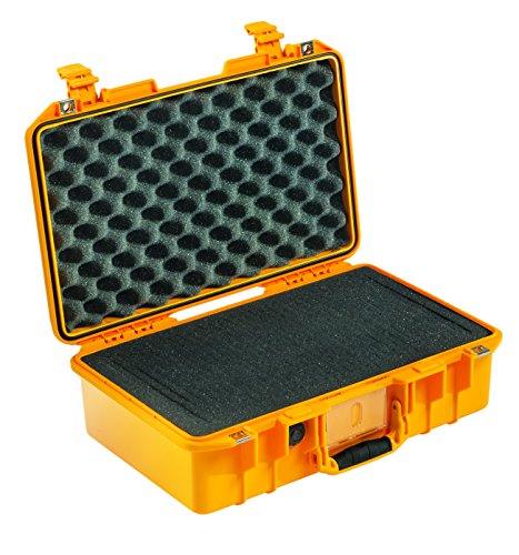 PELI 1485Air Leichter Schutzkoffer für DSLR Kamera Gimbal und Andere Fragile Ausrüstung, Wasser- und Staubdicht, 18L Volumen, Mit Schaumstoffeinlage (Anpassbar), Farbe: Gelb von PELI