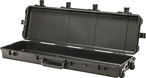 PELI Storm IM3300 Langer Stativ- und Waffenkoffer, Wasser- und Staubdicht, 70L Volumen, Ohne Schaumstoff, Schwarz von PELI