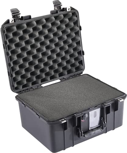 Peli 1507 Air Leichter Schutzkoffer für DSLR Kamera und Zerbrechliches Equipment, Wasser- und Staubdicht, 24L Volumen, Mit Schaumstoffeinlage (Anpassbar), Farbe: Schwarz von PELI