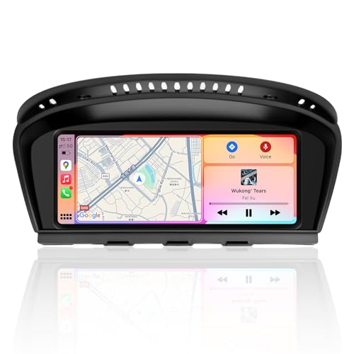 PEMP 8.8“ Linux Bildschirm für BMW E60 E90 CCC Verkabelte und drahtlose CarPlay Nachrüstung Android Auto Display Mirror Link Autoradio Bluetooth Video Player Head Unit (2005-2010) von PEMP