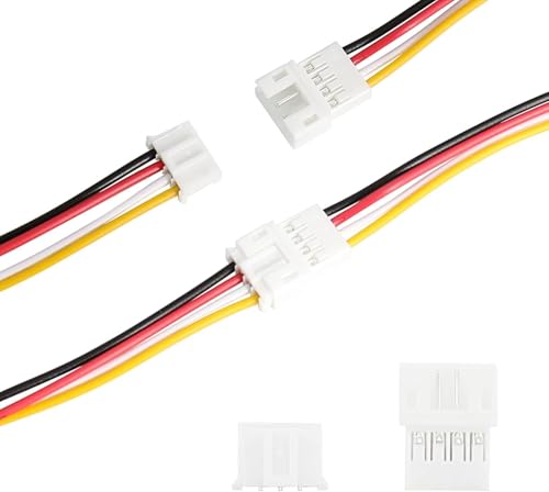 PENGLIN 40 Stück JST PH2.0mm 4 Pin Stecker und Buchse Anschluss mit Draht Kabel 100mm,4 Poliger Männlich und Weiblich Adapter PENGLIN 40 Stück JST PH2.0mm 4 Pin Stecker und Buchse Anschluss mit Draht Kabel 100mm,4 Poliger Männlich und Weiblich Adapter von PENGLIN