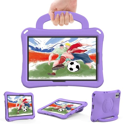 Tablet-Taschen-Hülle Kinderhülle kompatibel mit Lenovo Tab M11 TB-330FU/ Xiaoxin Pad 2024 11 Zoll TB-331FC, langlebig, leicht, EVA, kinderfreundlich, stoßfest, Schutzhülle mit Tragegriff, Ständer + Sc von PENGLIPING