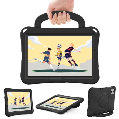 Tablet-Taschen-Hülle Kinderhülle kompatibel mit Lenovo Tab M11 TB-330FU/ Xiaoxin Pad 2024 11 Zoll TB-331FC, langlebig, leicht, EVA, kinderfreundlich, stoßfest, Schutzhülle mit Tragegriff, Ständer + Sc von PENGLIPING