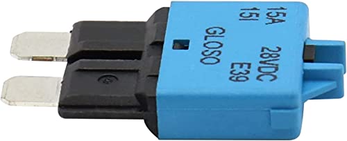 ATC-Leistungsschalterklinge DC28V 5A / 10A / 15A / 20A / 25A / 30A Manueller Reset-Backup-Adapter for Auto-LKW-Boot-Marine(15a) von PEOTBDET