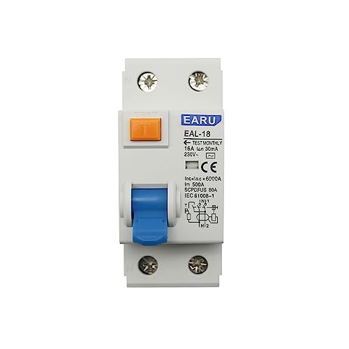 Leistungsschalter 2P AC Typ RCCB RCD ELCB Elektromagnetische Fehlerstromschutzschalter AC ELCB 25A 40A 63A 80A 100A RCD 30mA 100mA 300mA Leistungsschalter(32A2P 100mA) von PEOTBDET