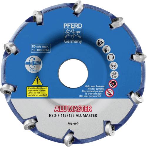 PFERD 22000009 Scheibenfräser Produktabmessung, Ø 115mm Arbeits-Länge 13mm von PFERD