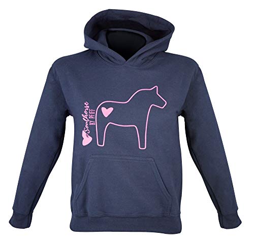 PFIFF 102460 Kinder-Pullover "Soulhorse", blau 104/116 von PFIFF