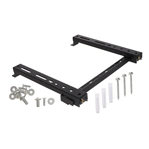 PHENOFICE Fernsehtisch Wandregal schwarz wandhalterung für LCD-Monitor Schwarze Regale für die Wand Monitor Mount fernseh-wandhalterung Feste TV-Halterung TV-Wandhalterung Eisen Black von PHENOFICE