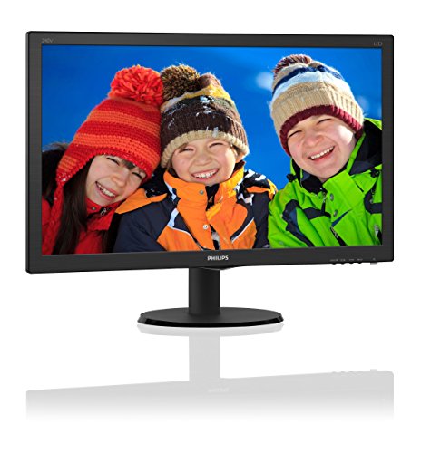 PHILIPS 240V5QDSB/00 60,5 cm (23,8 Zoll) LCD-Monitor mit SmartControl Lite schwarz von PHILIPS