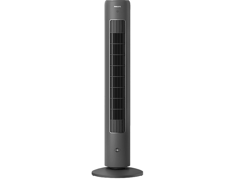 PHILIPS CX5535/11 5000 Series mit Fernbedienung, 60°-Oszillationsfunktion Turmventilator Dunkelgrau (40 Watt) von PHILIPS