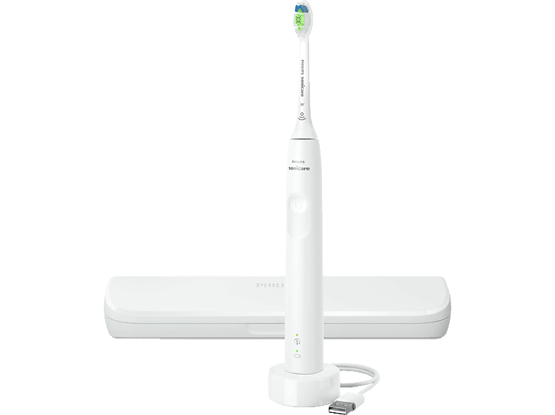 PHILIPS Sonicare HX3683/33 4100 Series Elektrische Zahnbürste Weiß, Reinigungstechnologie: Schalltechnologie von PHILIPS