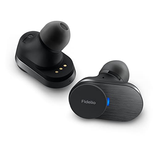 Philips Fidelio T1 True Wireless Kopfhörer mit Active Noise Canceling Pro+, Audiophile Qualität, Schwarz von PHILIPS