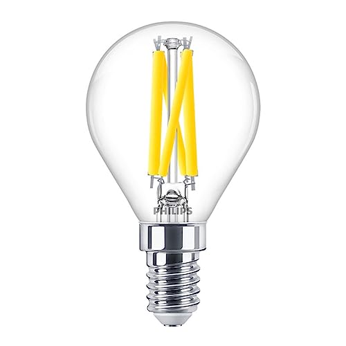 Philips LED Tropfenlampe Birne E14 5,9 Watt klar warmweiß DIMMBAR von PHILIPS