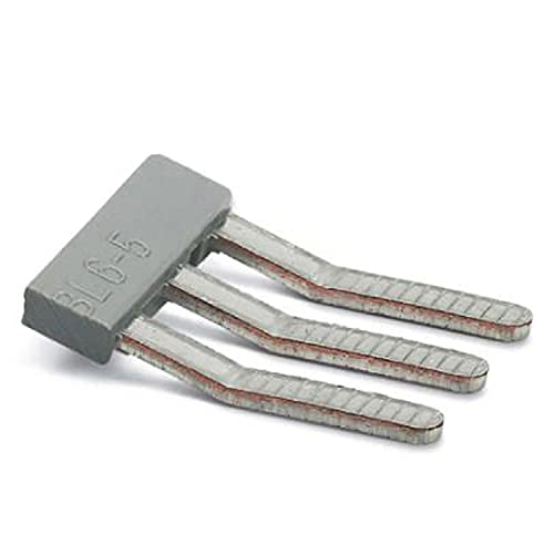 PHOENIX CONTACT EBL 3-5 Einlegebrücke, 5.2mm Rastermaß, 3 Polzahl, Grau, 10 Stück PHOENIX CONTACT EBL 3-5 Einlegebrücke, 5.2mm Rastermaß, 3 Polzahl, Grau, 10 Stück von PHOENIX CONTACT