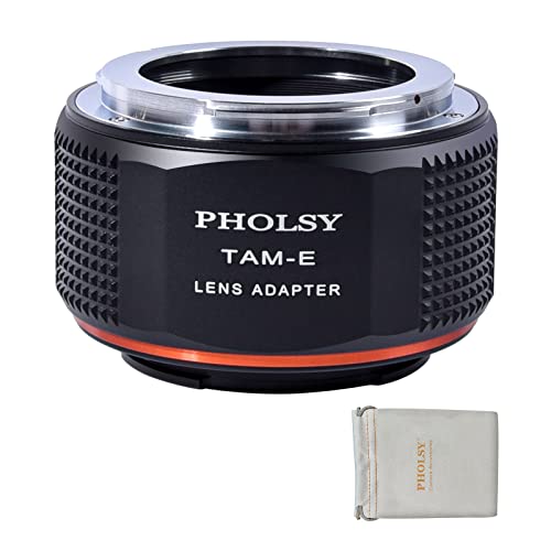 PHOLSY Objektivadapter Kompatibel mit Tamron (ADAPTALL-2) Objektiv auf Sony E Kameragehäuse Alpha a7 a6000 a6300 a6500 a5000 a5100 NEX 7/6/5, NEX 5N 3N, a9 ii, a7S iii ii, a7R v iv iii ii, a7C von PHOLSY