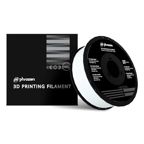 Phrozen High-Speed PLA Filament 1.75mm | 3D Drucker Filament Materialen | Hohe Geschwindigkeit bis zu 600 mm/s | 1KG Spule (2,2 LBS) - Weiß von PHROZEN