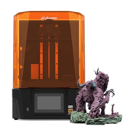 Phrozen Sonic Mighty Revo Resin 3D Drucker | 10,1 Zoll 14K Mono-LCD Bildschirm mit 16.8x24.8 µm Auflösung | Druckgröße 223x126x235 mm | 3D Printer geeignet für Profi von PHROZEN