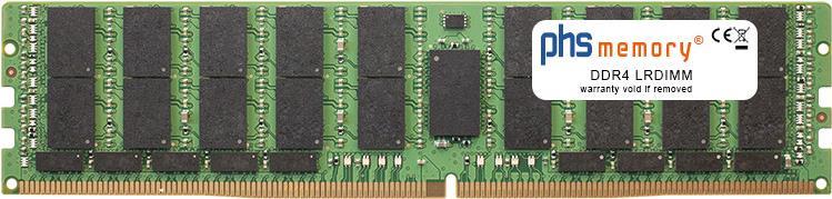 PHS-memory 128GB RAM Speicher basierend auf Micron - MTA72ASS16G72LZ-3G2 DDR4 LRDIMM 3200MHz PC4-25600-L 288 Pin DIMM 1,2 Volt (SP407495) von PHS-memory