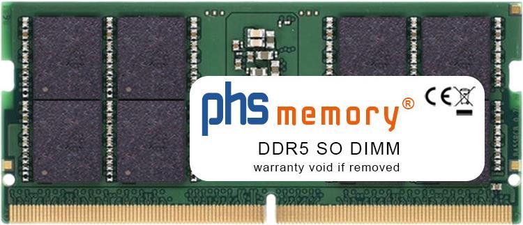 PHS-memory 24GB RAM Speicher kompatibel mit Asus ROG Zephyrus G GA503RW-LN030W DDR5 SO DIMM 4800MHz PC5-38400-S (SP480926) von PHS-memory