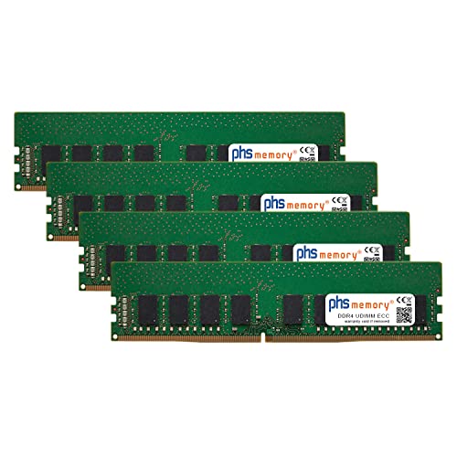 32GB (4x8GB) Kit RAM Speicher passend für Dell Precision 3630 Tower DDR4 UDIMM ECC 2666MHz PC4-2666V-E von PHS-memory