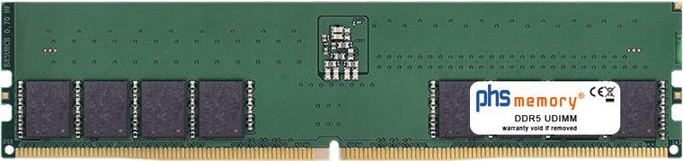 PHS-memory 32GB RAM Speicher passend f�r MSI Codex x5 MAG 12TD-867AT DDR5 UDIMM 4800MHz PC5-38400-U (SP433775) von PHS-memory