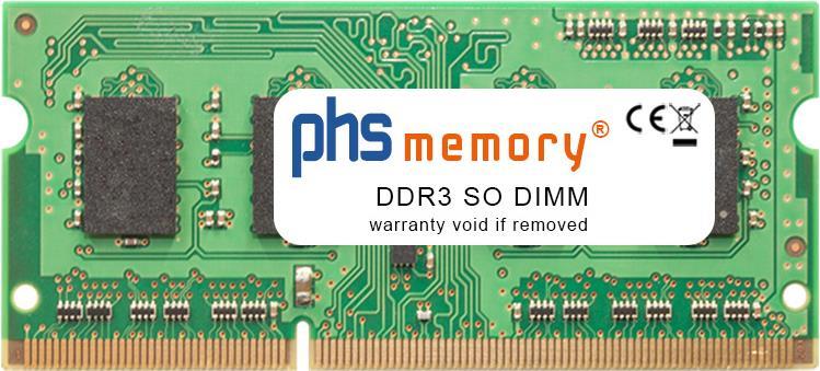 PHS-memory 4GB RAM Speicher f�r Asus ROG G73SW-91084V DDR3 SO DIMM 1600MHz PC3L-12800S (SP217261) von PHS-memory