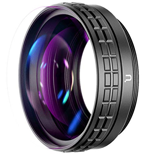 Weitwinkelobjektiv für Sony ZV1, ULANZI WL-1 18mm Weitwinkel mit 10X Makro, 2-in-1 Zusatzobjektiv für Sony ZV1 Kamera von PICTRON