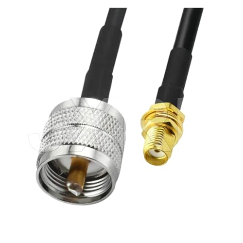 PIKETU Anschluss BNC-Stecker SMA auf PL259 UHF-Anschluss Verlängerungskabel Kupfer-Zuleitungskabel Compatible with The Koaxial-Koaxialkabel RG58(NO 16,2M) von PIKETU