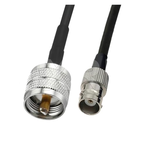 PIKETU Anschluss BNC-Stecker SMA auf PL259 UHF-Anschluss Verlängerungskabel Kupfer-Zuleitungskabel Compatible with The Koaxial-Koaxialkabel RG58(NO 6,1M) von PIKETU