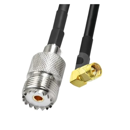 PIKETU Anschluss BNC-Stecker SMA auf PL259 UHF-Anschluss Verlängerungskabel Kupfer-Zuleitungskabel compatible with the Koaxial-Koaxialkabel RG58(NO 19,5M) von PIKETU