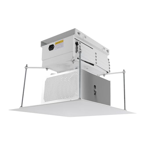 PINYELIN Elektrischer Projektoraufhänger, Electric Lift Projector Motorisierter Projektorhalterung Beamer Aufzug Lift, Elektrische Beamer Lifter Fernbedienung Deckenlift von PINYELIN