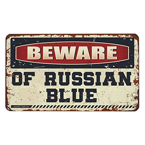 Crazy Mouse Pad Beware Of Russian Blue Mousepad Cute Mousepad Funny Mouse Pads For Desk von PITFS