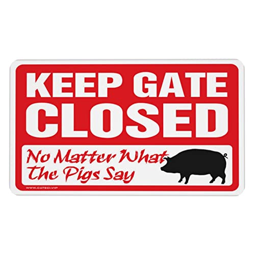 Crazy Mouse Pad Keep Gate Closed Noter What The Pigs Say Mauspad, Gaming-Mauspad, sarkastisches Mauspad von PITFS