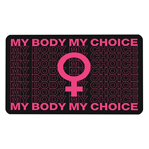 Crazy Mouse Pad My Body My Choice Women'S Rights Mauspad, niedliches Mauspad, lustige Mauspads für den Schreibtisch von PITFS