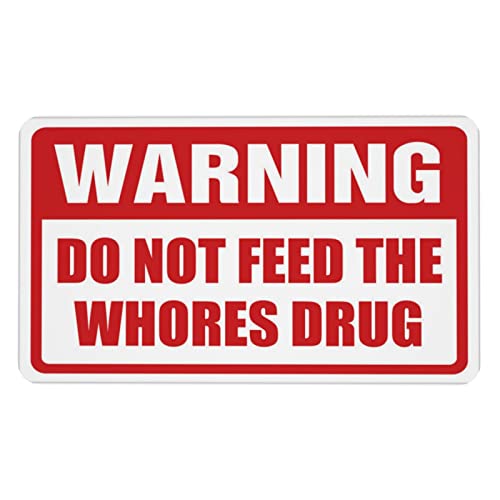 Crazy Mouse Pad Warning Do Not Feed The Whores Drug Mouse Pad Gaming Mouse Pad Sarkastic Mouse Pad von PITFS