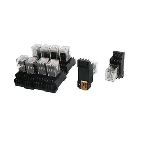 10 Pcs AC 24V Coil 4PDT 35mm DIN Rail Mounting Power Relay HH54PL PIUHRKLEVD von PIUHRKLEVD