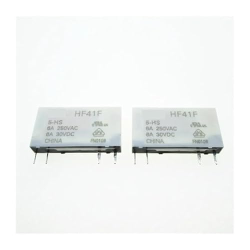 5V relay HF41F 5-HS HF41F-5-HS HF41F-5VDC-HS 5VDC DC5V 5V 6A 250VAC DIP4 PIUHRKLEVD(50PCS) von PIUHRKLEVD