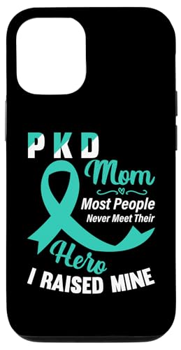 Hülle für iPhone 15 Polyzystische Nierenerkrankung PKD Awareness Mom Teal Ribbon von PKD Awareness products (Lwaka)