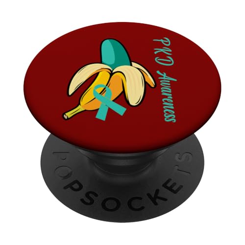 Polyzystische Nierenerkrankung PKD Bewusstsein Lustiger Bananenliebhaber PopSockets mit austauschbarem PopGrip von PKD Awareness products (Lwaka)