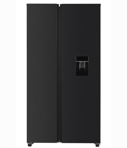 PKM SBS400EBIXWDAZ Side by Side Kühl - Gefrierkombination | Black Inox Design | 288 Liter Kühlen | 151 Liter Gefrieren | Energieeffizienzklasse E | LED - Beleuchtung | Schnellgefrieren Modus von PKM