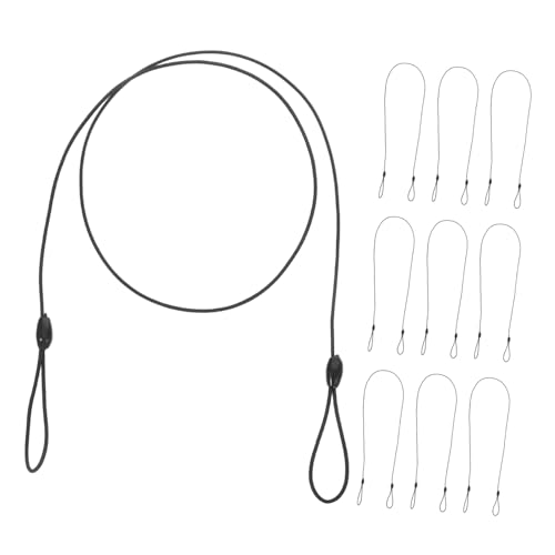 PLAFOPE 10 Stück Kunststoff-elastisches Halteband Für Touch-stifte, Einziehbare Spiralfeder, Anti-verlust-stylus-stift-lanyards, Tablet-touchscreen-halteband Mit Ringen von PLAFOPE