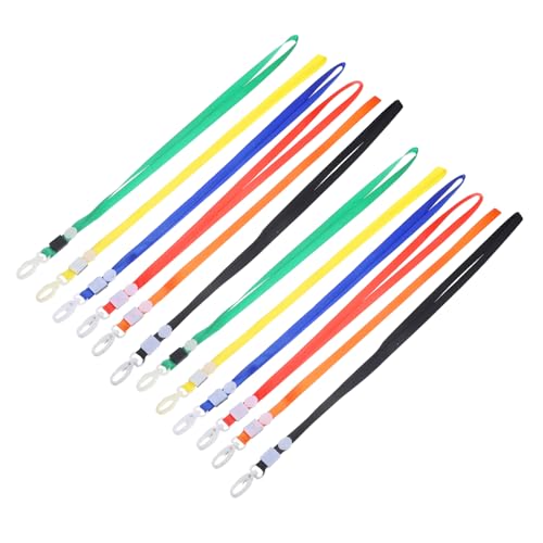 PLAFOPE 12st Schlüsselband Mit Namensschild Handy Umhängeband Schlüsselanhänger Id-schlüsselband Langes Telefonband Multifunktionale Lanyards Abzeichen Schlüsselband Usb-lanyard Schleife von PLAFOPE