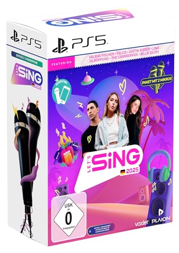 Let's Sing 2025 German Version (+ 2 Mics) (PlayStation 5) von PLAION