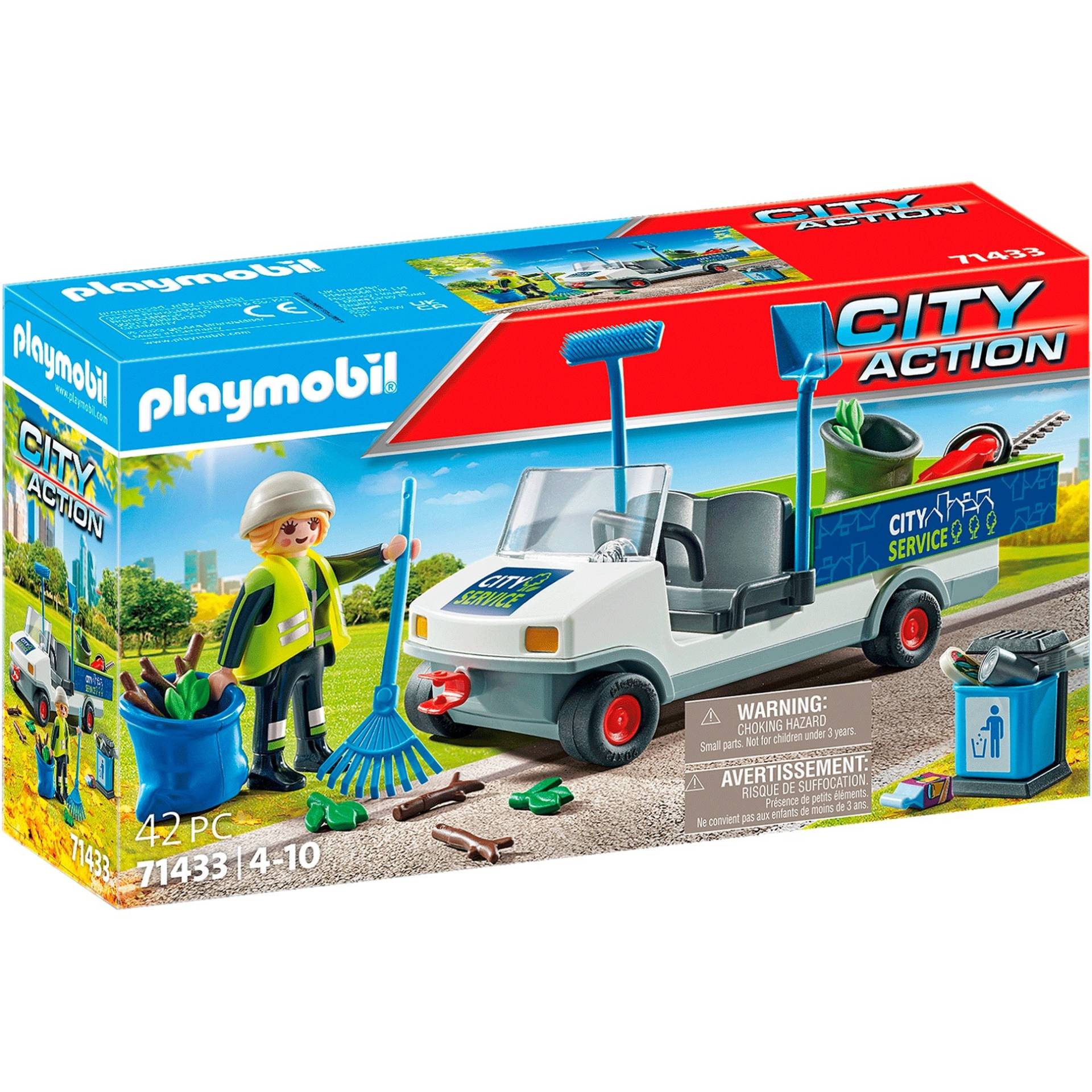 71433 City Action Stadtreinigung mit E-Fahrzeug, Konstruktionsspielzeug von PLAYMOBIL