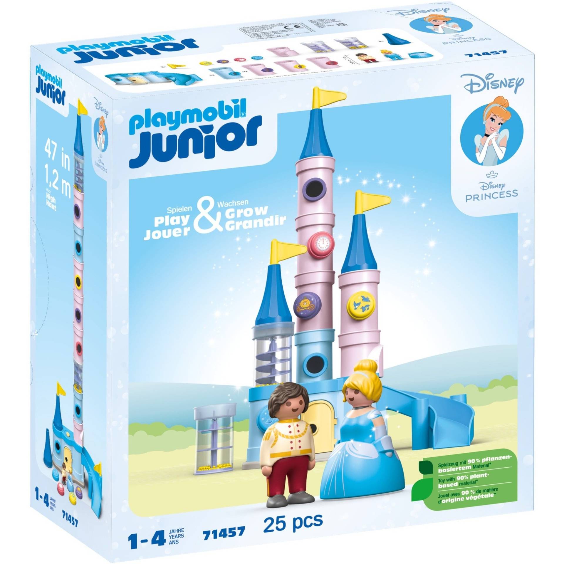 71457 Junior & Disney: Cinderellas Schloss, Konstruktionsspielzeug von PLAYMOBIL