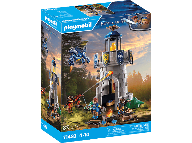 PLAYMOBIL 71483 Ritterturm mit Schmied und Drache Spielset, Mehrfarbig von PLAYMOBIL