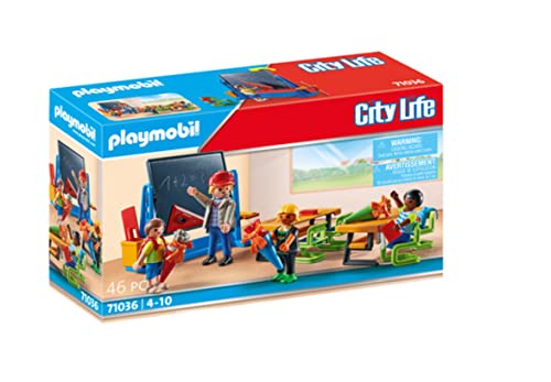 PLAYMOBIL City Life 71036 Erster Schultag mit Schultüten und vielem weiteren Zubehör, ab 4 Jahren von PLAYMOBIL